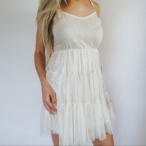 Cream MELODY dress